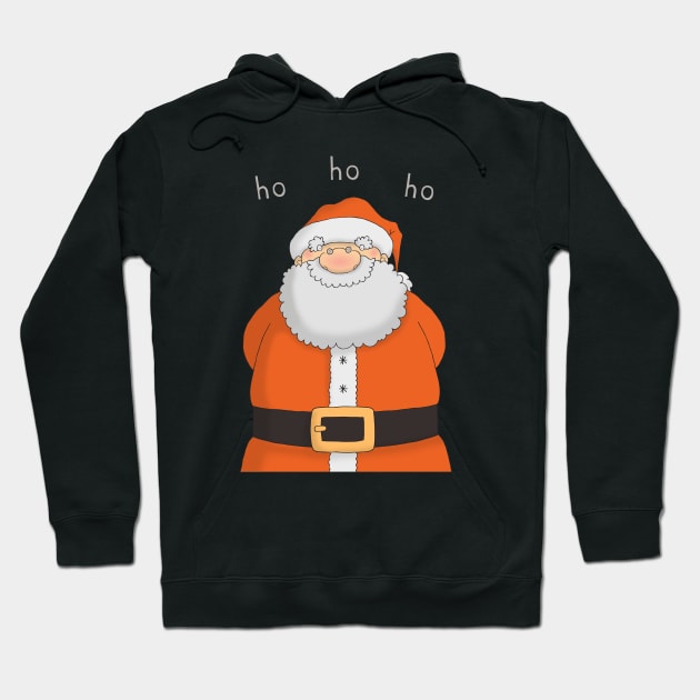 Santa Ho Ho Ho Hoodie by CarlBatterbee